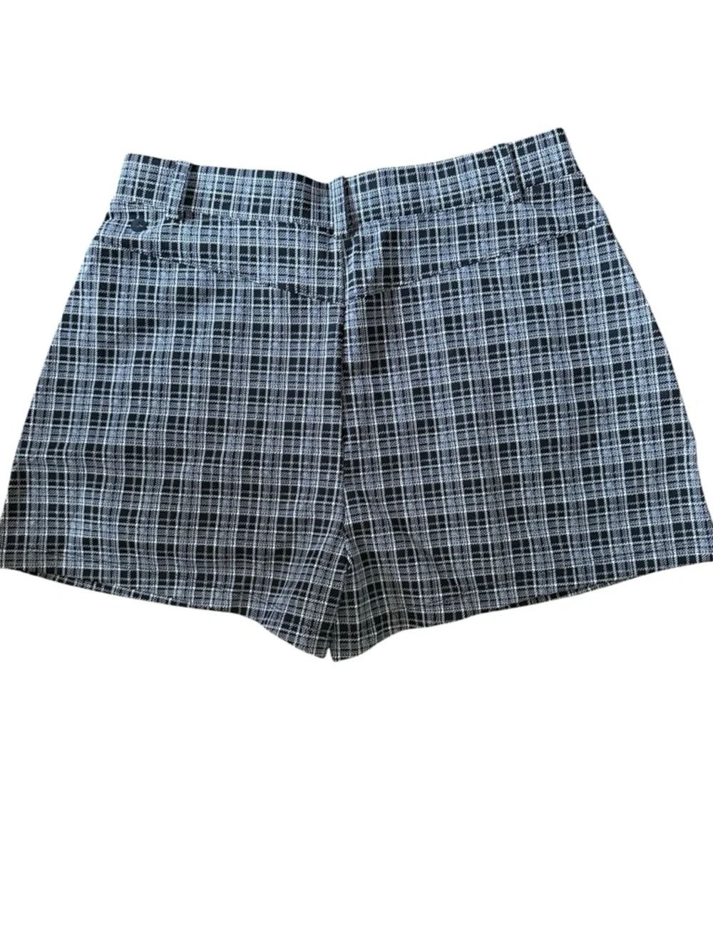 HALARA Gray Plaid Pleated Women’s Shorts